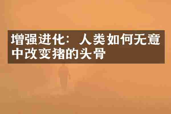 增强进化：人类如何无意中改变猪的头骨