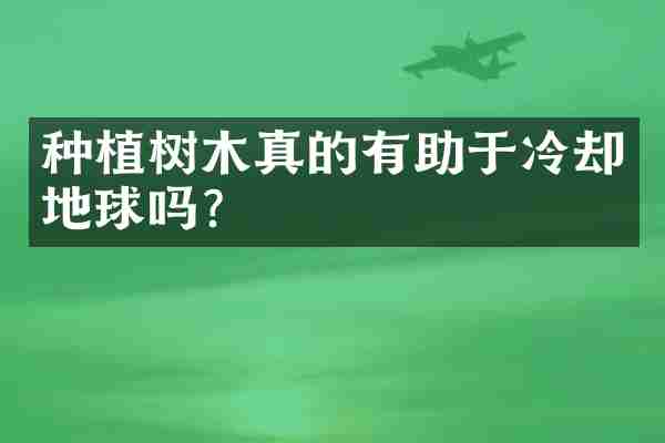 种植树木真的有助于冷却地球吗？