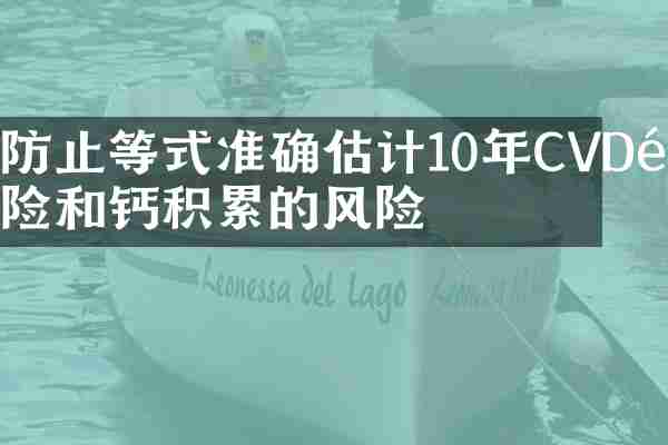 防止等式准确估计10年CVD风险和钙积累的风险