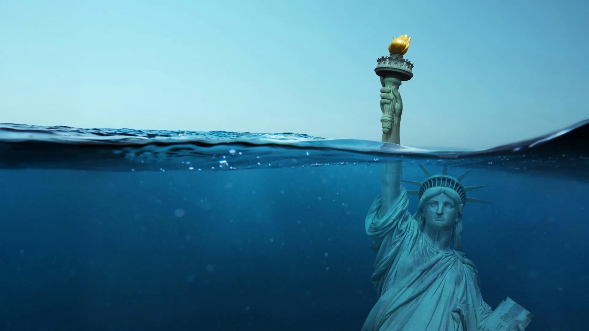 美国所有最大的城市正在下沉