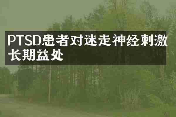 PTSD患者对迷走神经刺激的长期益处