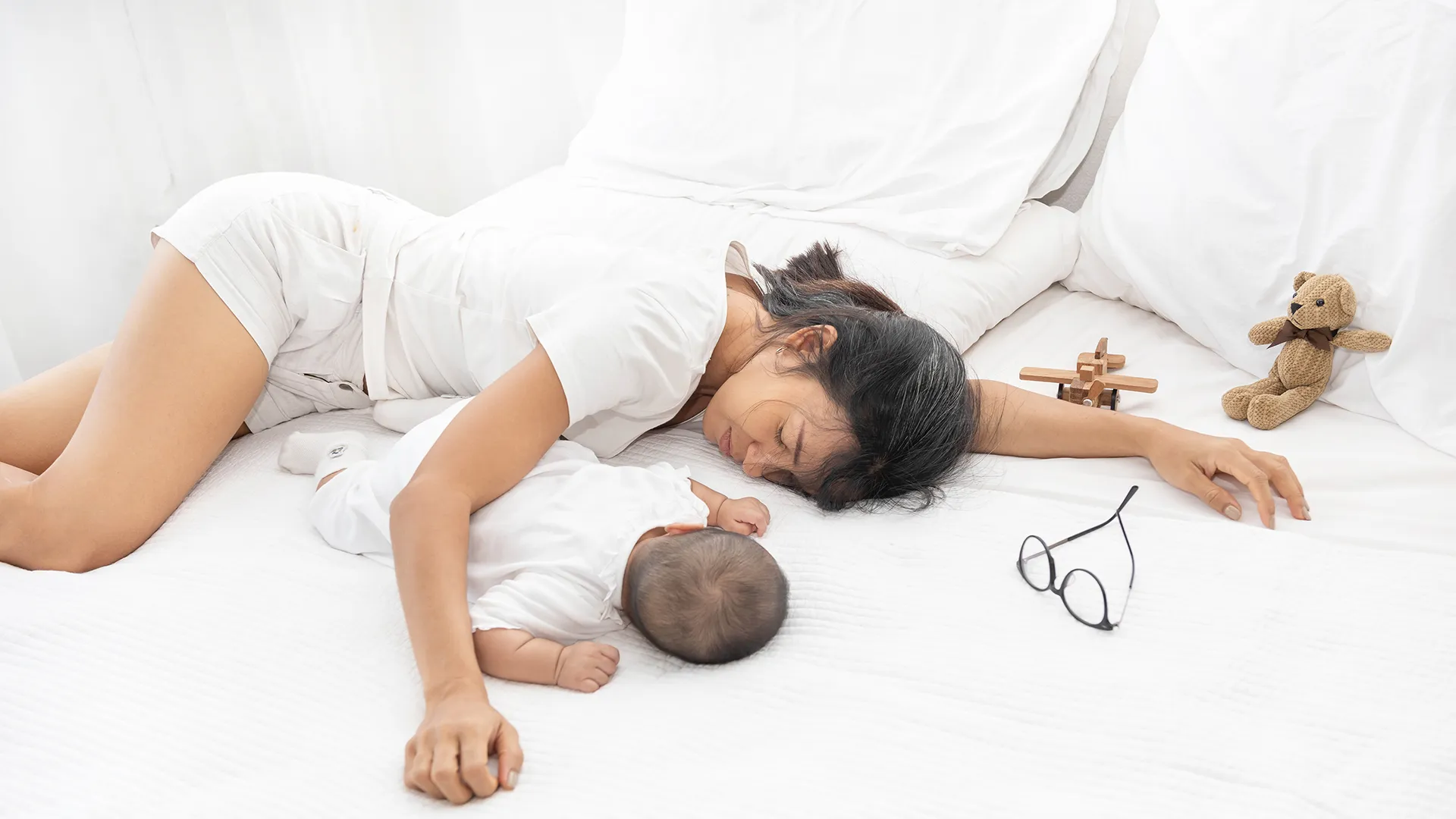 研究量化了新妈妈所经历的睡眠损失和破坏