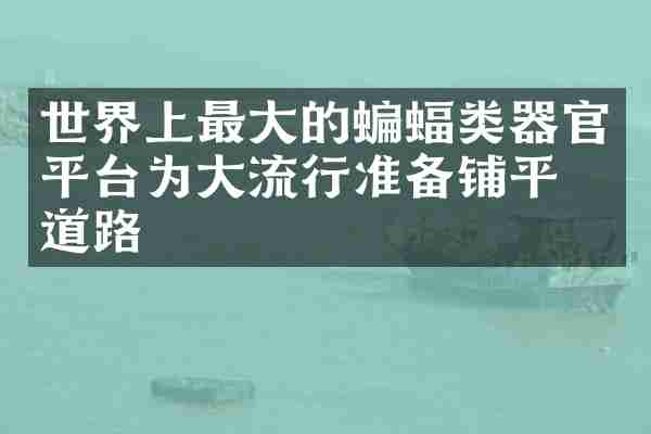 世界上最大的蝙蝠类器官平台为大流行准备铺平了道路