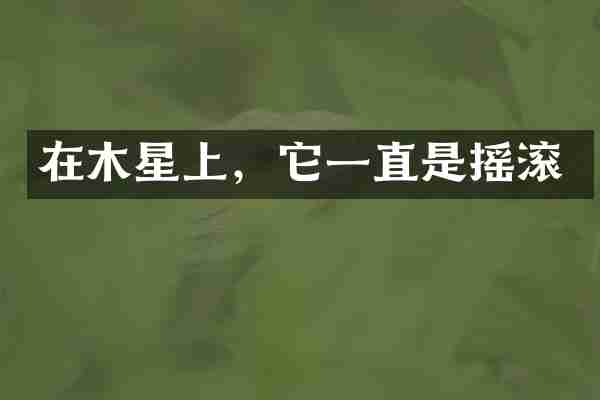 在木星上，它一直是摇滚