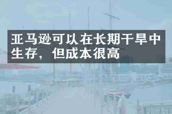 亚马逊可以在长期干旱中生存，但成本很高