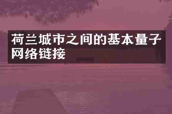 荷兰城市之间的基本量子网络链接