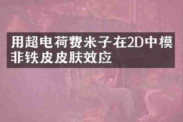 用超电荷费米子在2D中模拟非铁皮皮肤效应