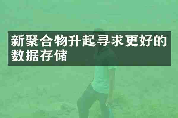 新聚合物升起寻求更好的数据存储