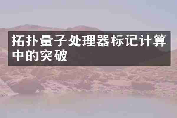 拓扑量子处理器标记计算中的突破