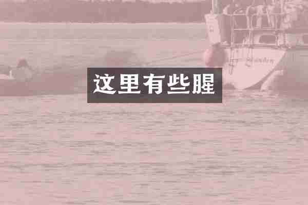 这里有些腥